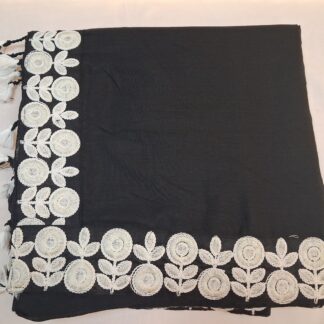 Black Border Saree
